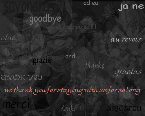 Good Luck and Good Bye
